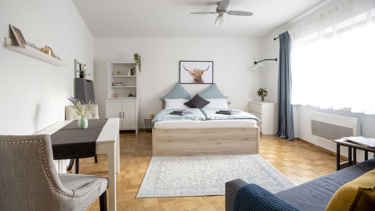 Wiesloch Apartment | Old Town Apartments | Parking | climate | kitchen | Sky subscription