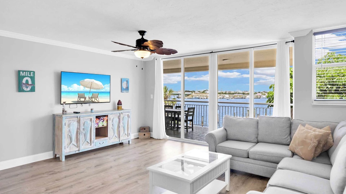 Meadows Condo | Old Town "Eleuthera" 2BR Waterfront Corner Condo