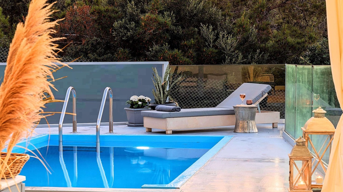 Vathi Villa | Olive Green Villa | Heated Pool