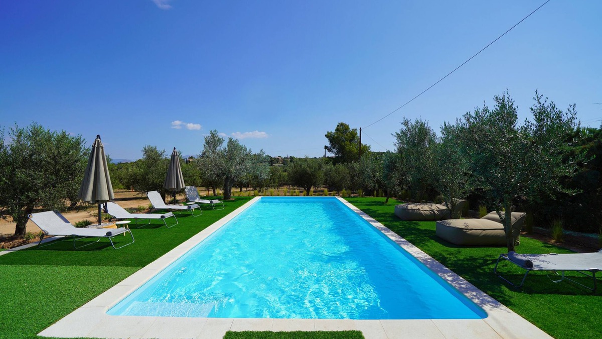 Papastavraiika Villa | Olive Grove Rock Villa, the perfect villa for 14-18 Guests