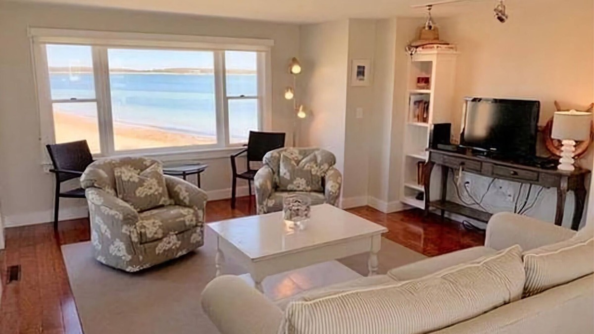 Hyannis Condo | ON BEACH CONDO - Full Ocean View -10 steps to sand
