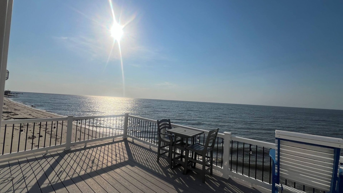 Green Creek House | On The Beach. Cape May county beach cottage with breathtaking sunset views.