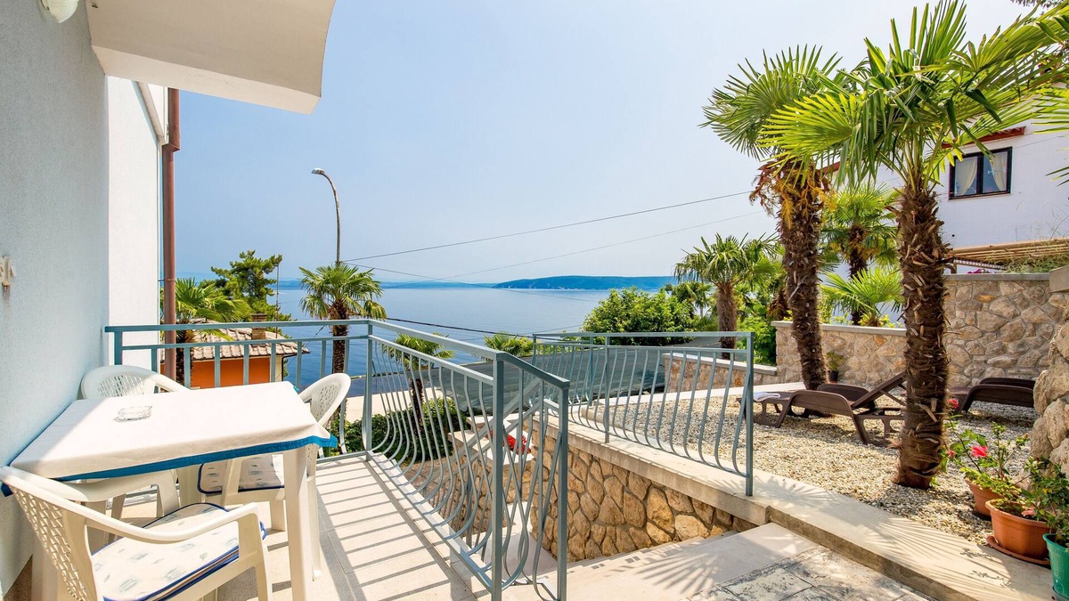 Obrs Apartment | One bedroom apartment with terrace and sea view Mošćenička Draga, Opatija (A-7766-b)