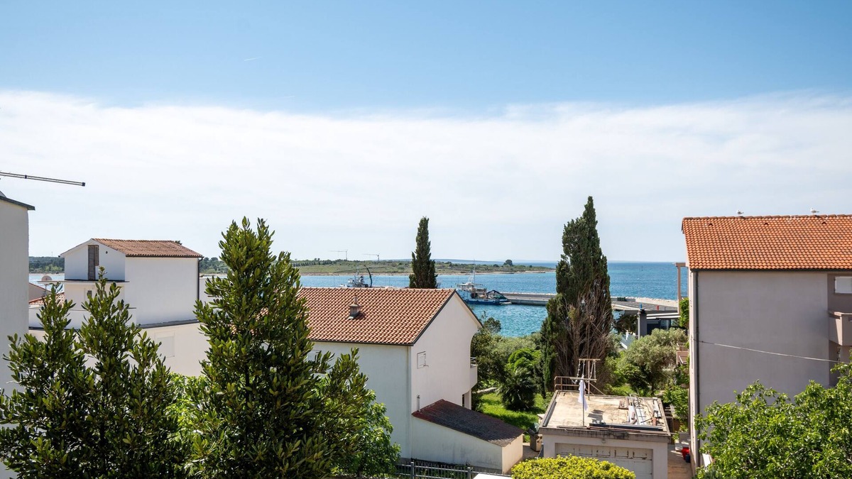 Novalja Apartment | One bedroom apartment with balcony and sea view Novalja, Pag (A-6317-e)
