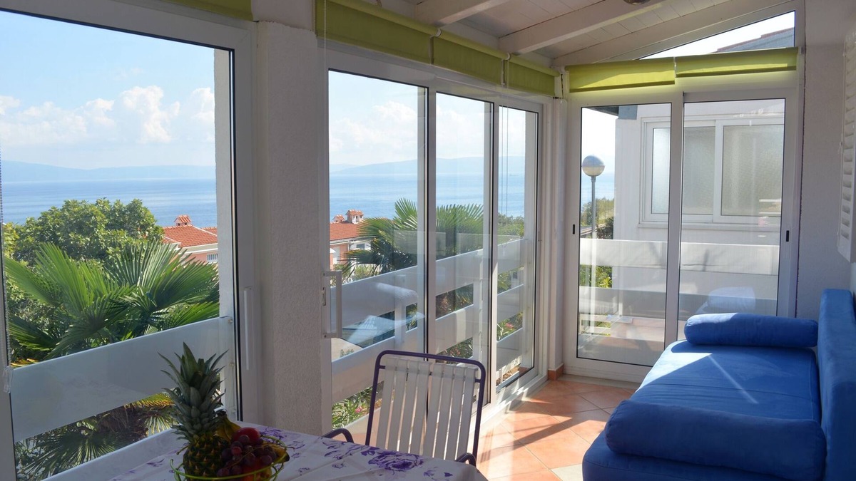 Ravni Apartment | One bedroom apartment with terrace and sea view Ravni, Labin (A-7674-a)