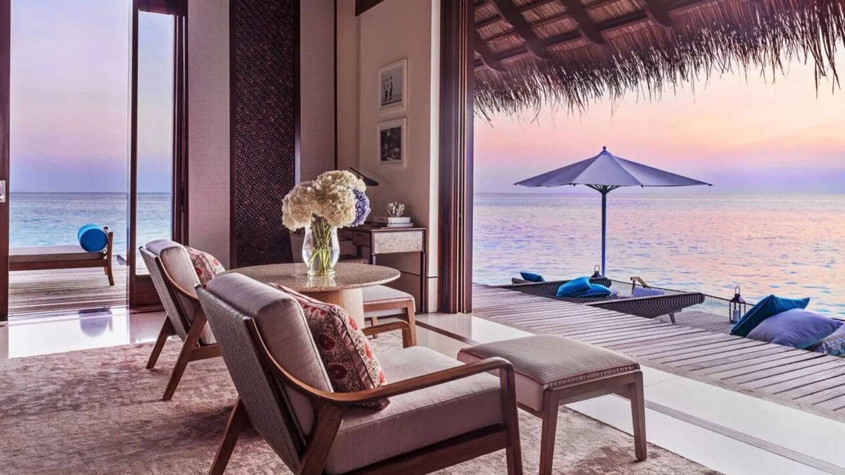 Reethi Rah House | One&Only Reethi Rah, Water Villa Two Queen Beds!