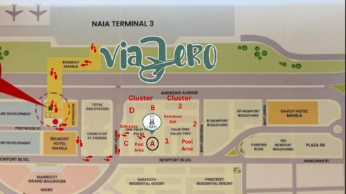 Pasay Apartment | One Palm Tree Villas Condominium - Studio 10A with Balcony - Across Terminal 3 Airport