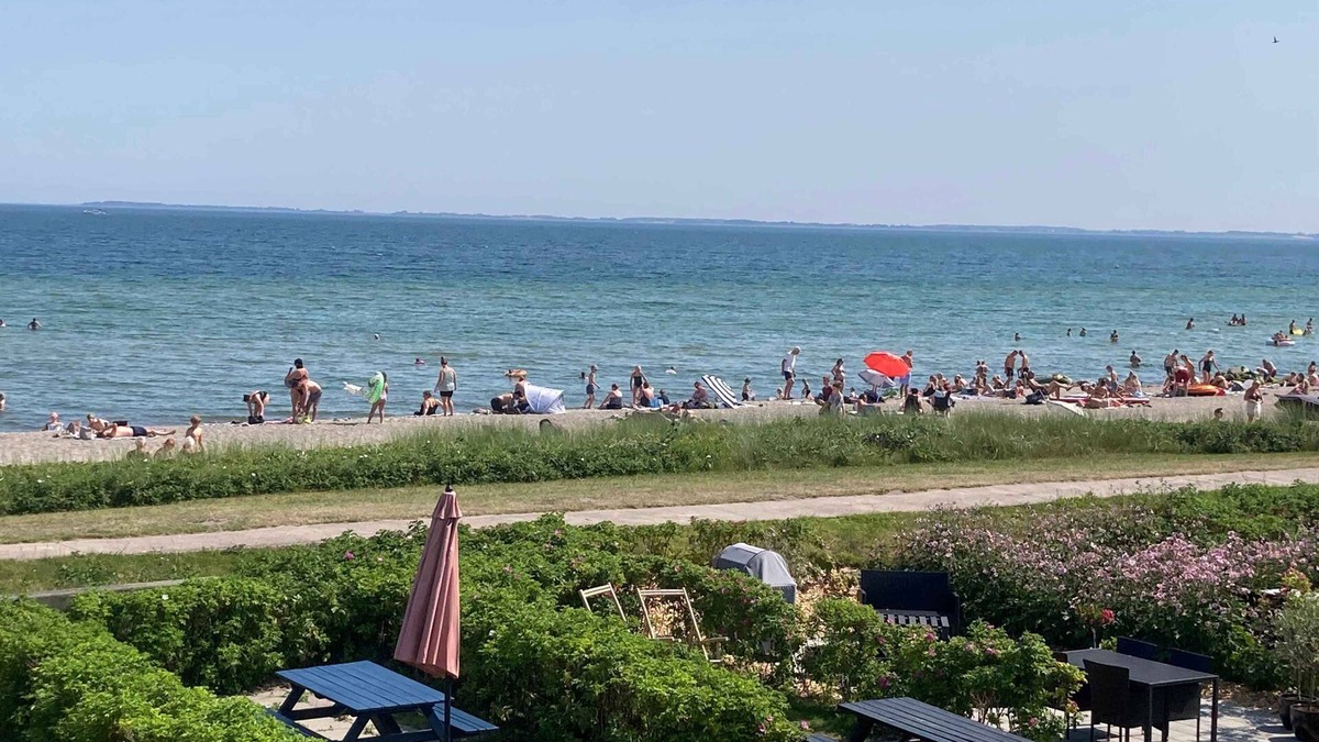 Hasmark Strand House | Only 50 meters to the beach. Enjoy being awakened by gentle waves.