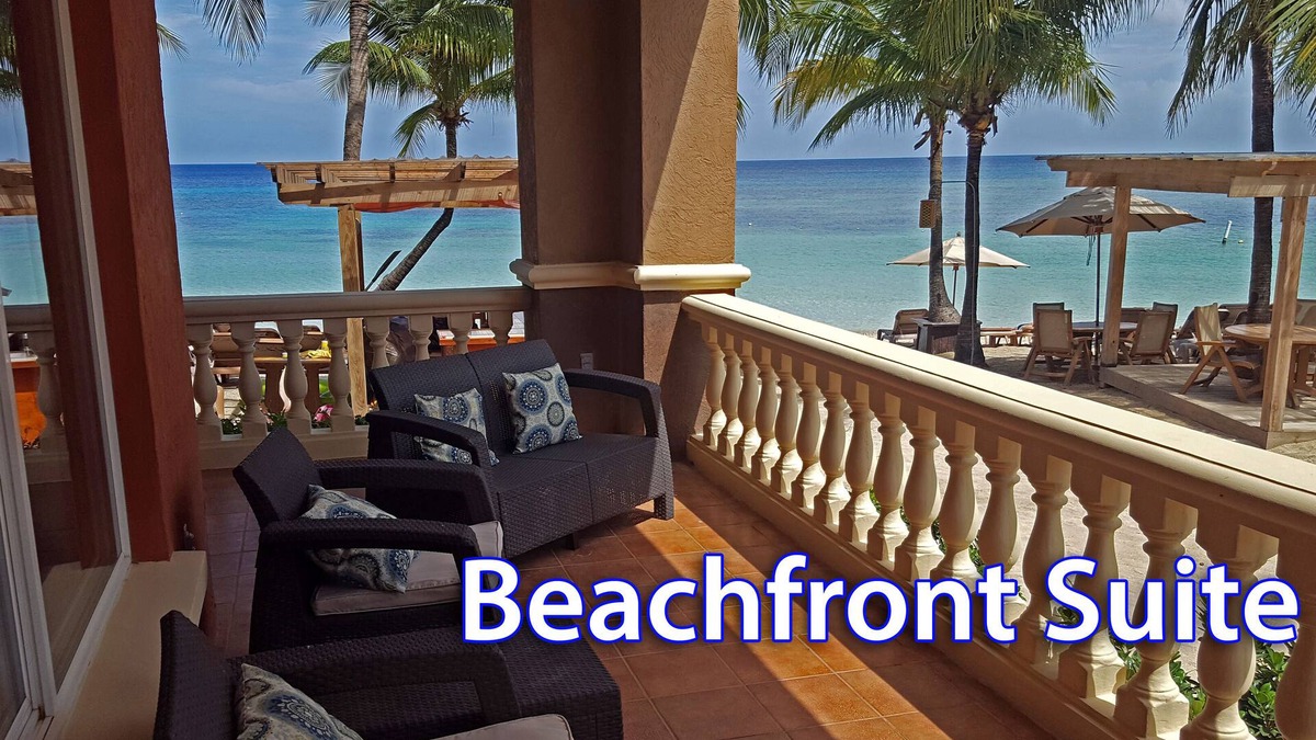 Antoneys Cay Resort | ONLY Beachfront Suite @ Infinity Bay Resort - 24hr Service, Pools, Spa, Luxury!
