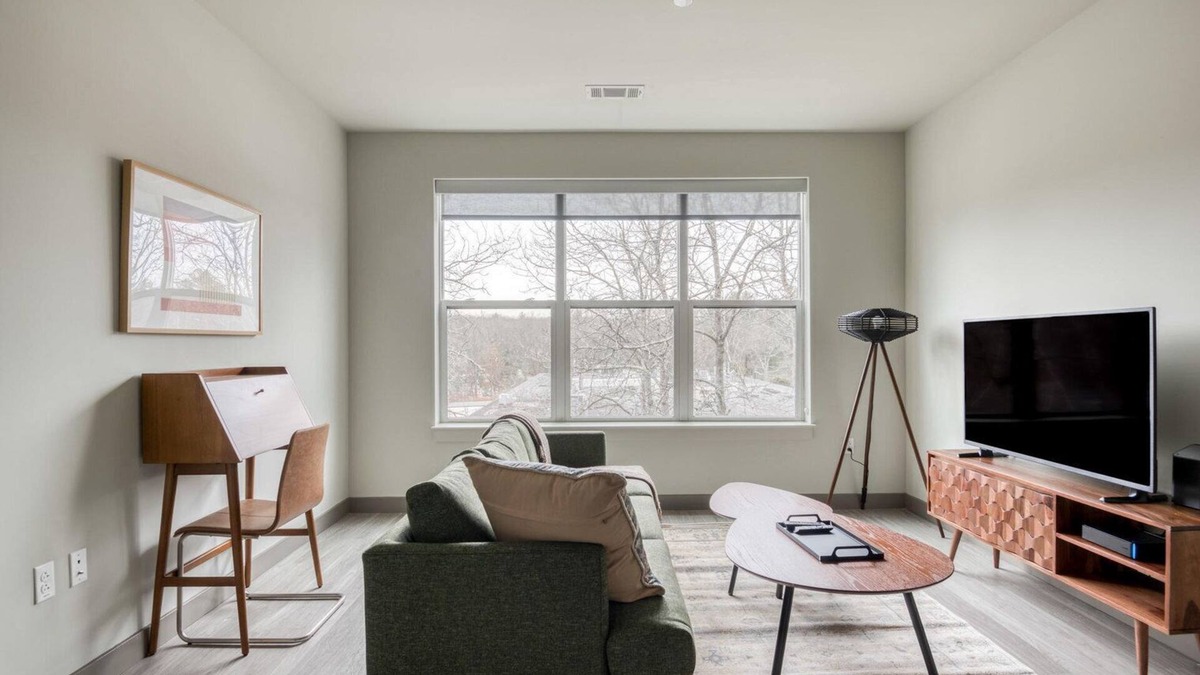 Burlington Apartment | Open Burlington 1BR w/Gym & W/D, nr Dining & Shops, by Blueground