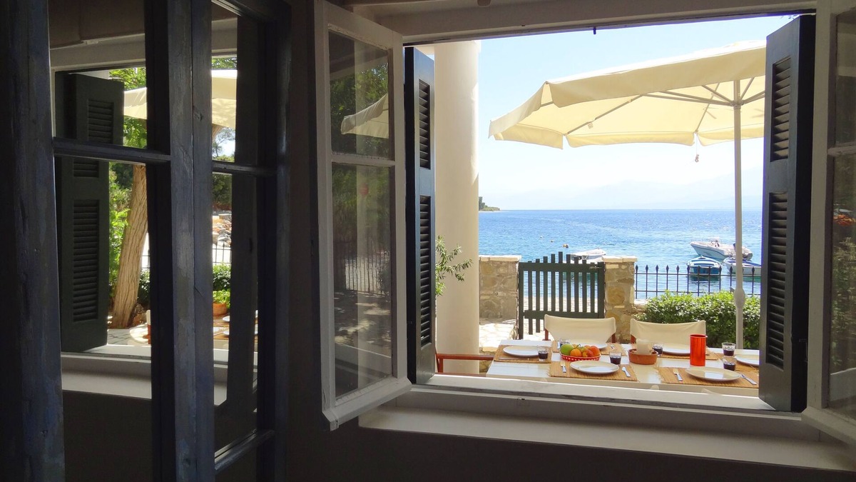 Marathias House | Open your front door on the beach, from a traditional renovated fisherman's home