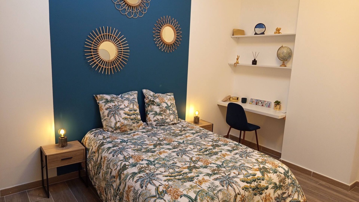 Orange Apartment | Orange antique theater apartment