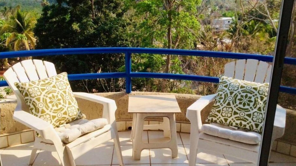 La Manzanilla Villa | Orange Apartment con vista al mar y a las montañas en casa elegante