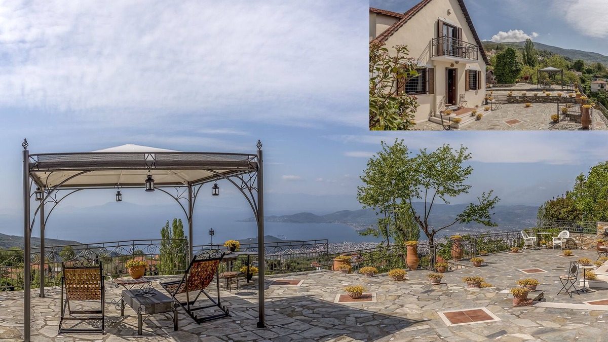 Portaria House | Orfeas Portaria/magic View,Garden 1000m2,Jacuzzi
