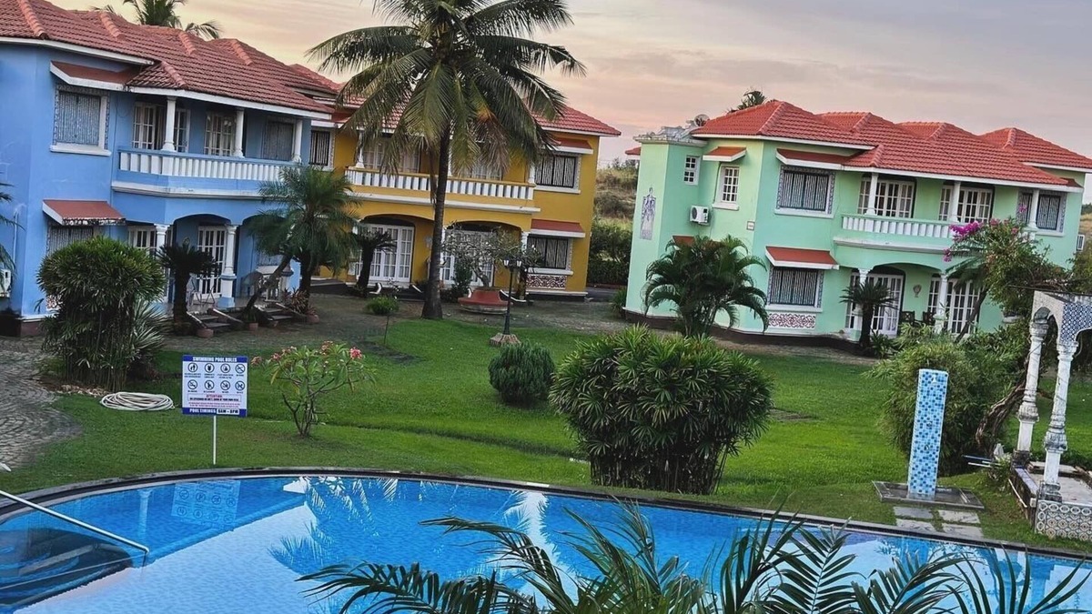 Benaulim Apartment | Orma By The Beach Goa , pool view , private access to the beach