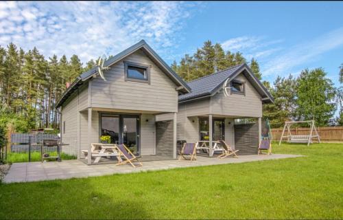 Czarny Mlyn Cabin | Ostoja Sosnowa Czarny Mlyn, kompleks dwóch domkow