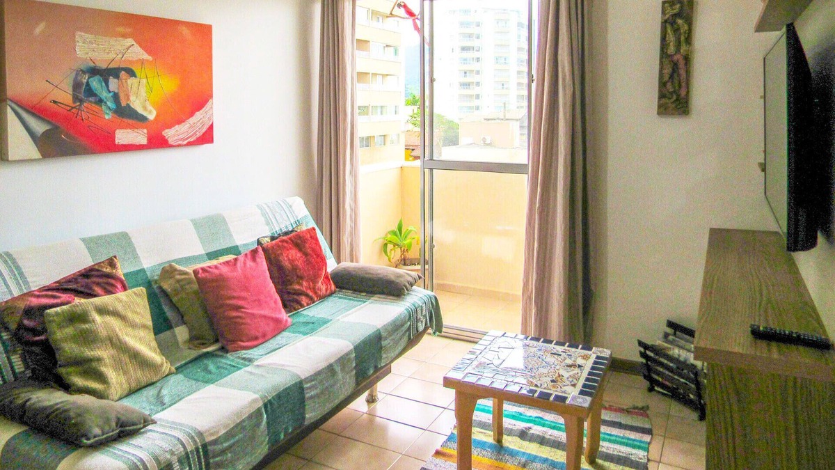Jardim Aruan Apartment | Ótimo Apto beira-mar c churrasq, Caraguatatuba/SP
