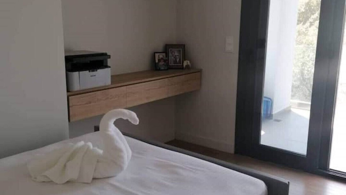 Thymari Villa | Our 2BR in villa. Balcony, seaview and small pool