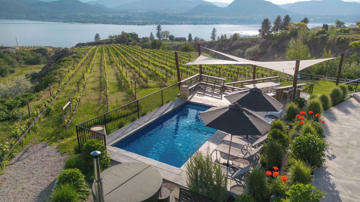 Okanagan-Similkameen House | Our Little Wine Farm - a luxurious vineyard estate with pool and lake views.
