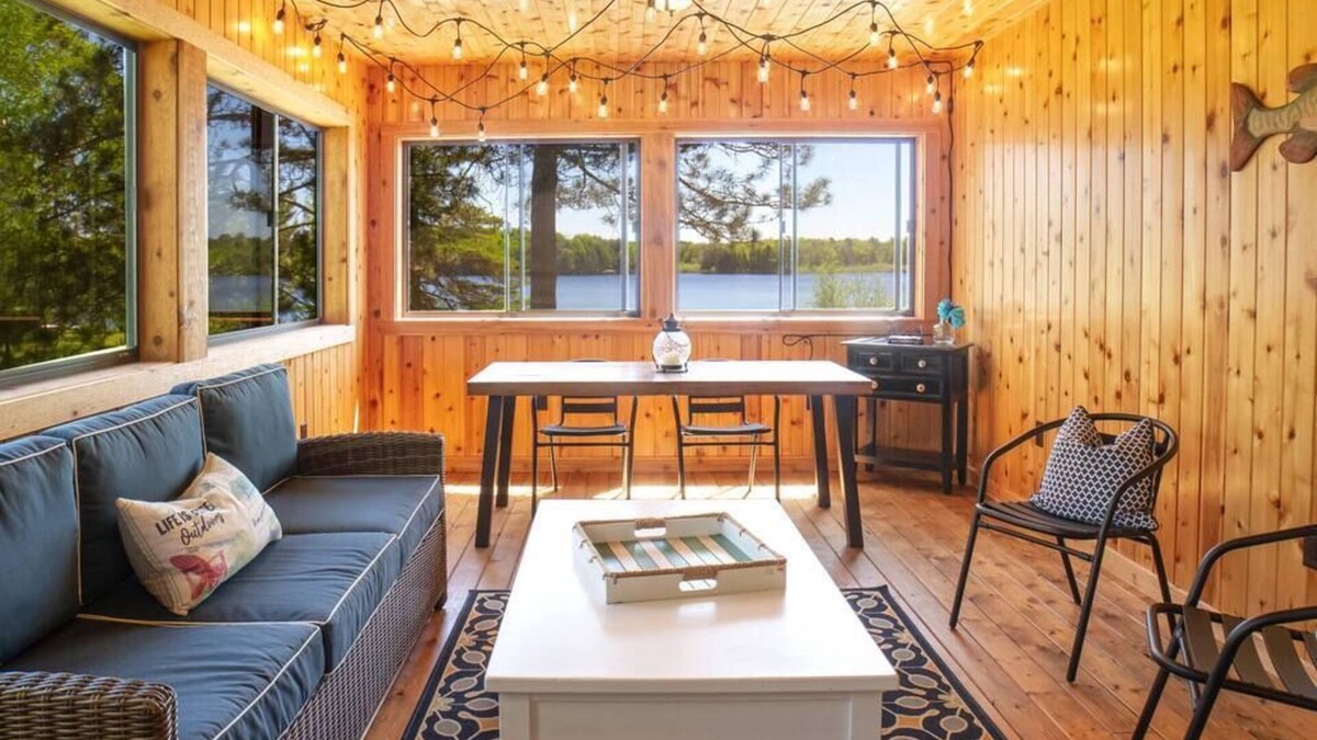 Clam Lake House | Our Perfect Place-Upper Clam Lake- Snowmobile trail access!
