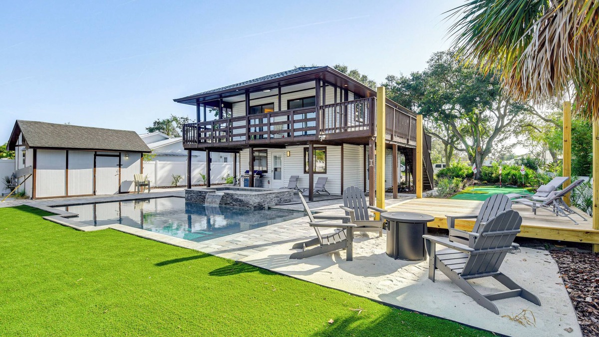 Butler Beach House | Outdoor Oasis w/Boat Slip & Spa in St Augustine!