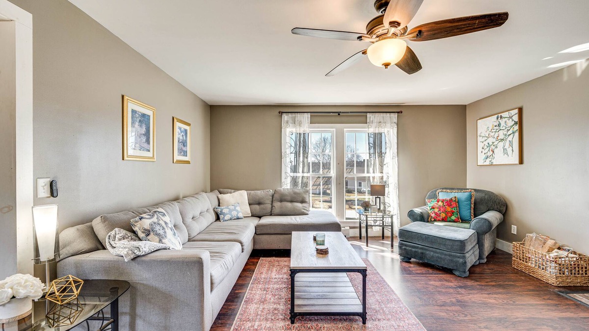 East Andover House | 'Over Andover' Retreat w/Hot Tub: Walk to Lake!