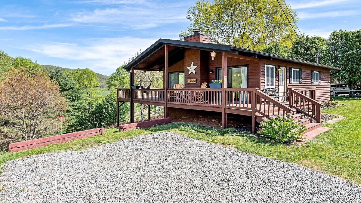 Waynesville Cottage | Overlook Nook - 2 BR, 2 BA, HT, FP