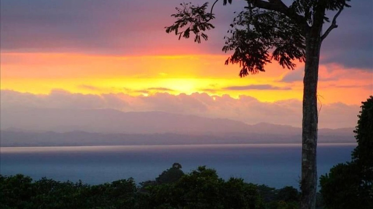 Pavones Cottage | Overlooking the foothills of Pilon and crystal blue waters of the Golfo Dulce.