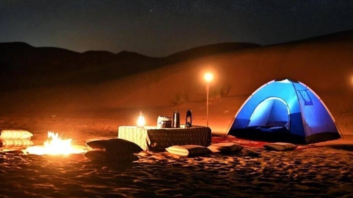 Downtown Dubai Resort | Overnight Campsite stay party adventures