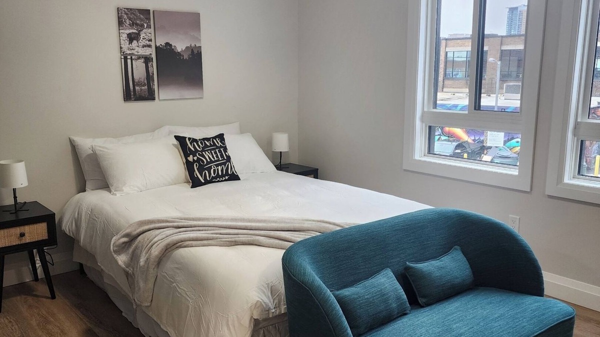 Kitchener Apartment | Oversized Trendy Studio Unit in Prime Downtown location
