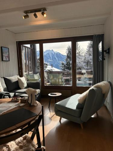 Ovronnaz Apartment | Ovronnaz - Studio with beautiful view and parking