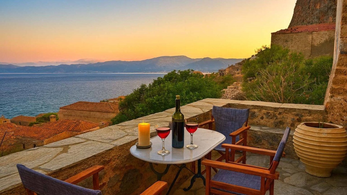 Monemvasia Apartment | Pablito House-Seaview Monemvasia Fortress Dream Suite