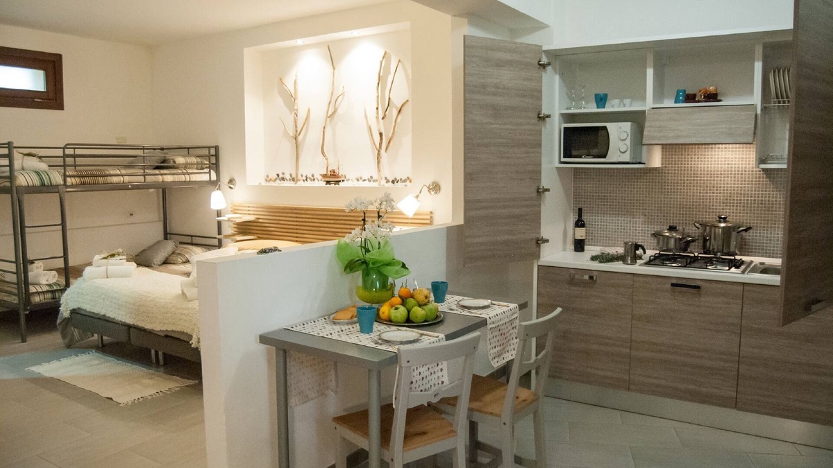 Palinuro Apartment | Palinuro studio apartment or a rustic tavern for a small family