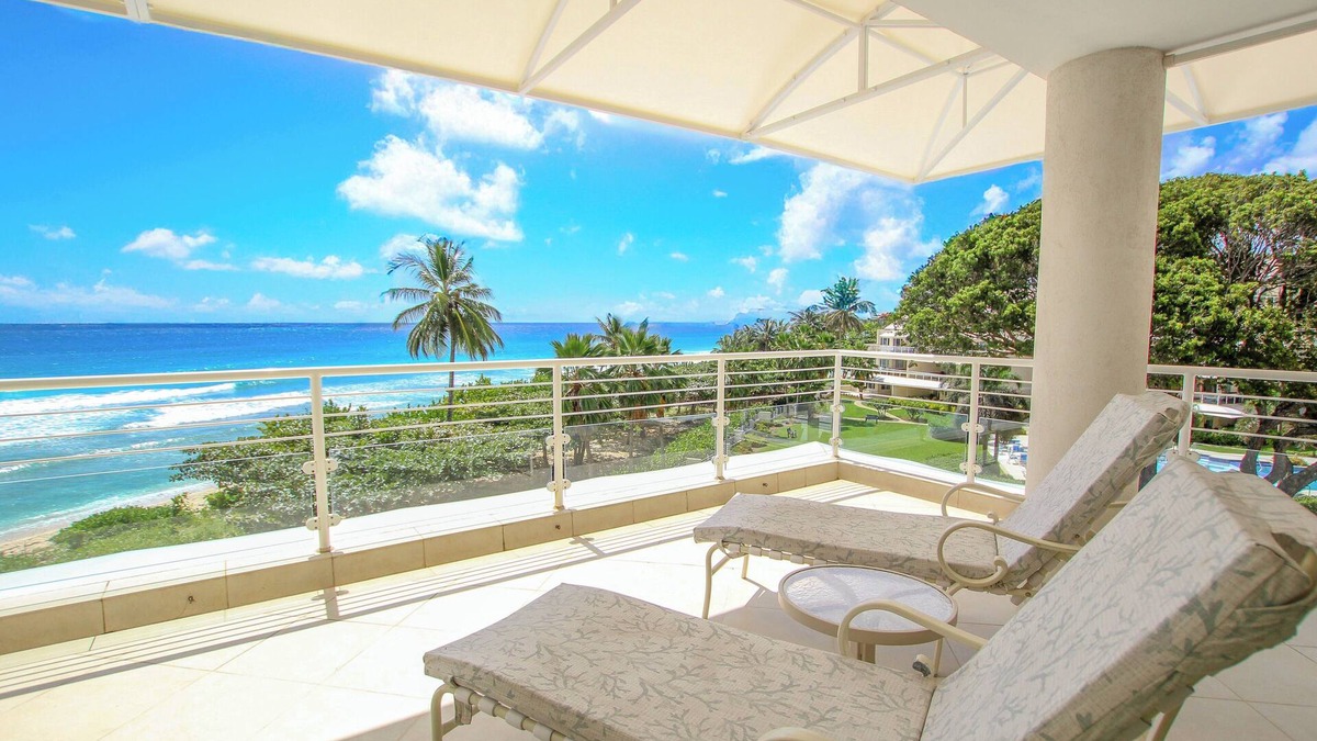 Saint Matthias Condo | Palm Beach 401, Hastings Barbados, 2 Bdrm Condo. STUNNING Ocean & Garden Views!