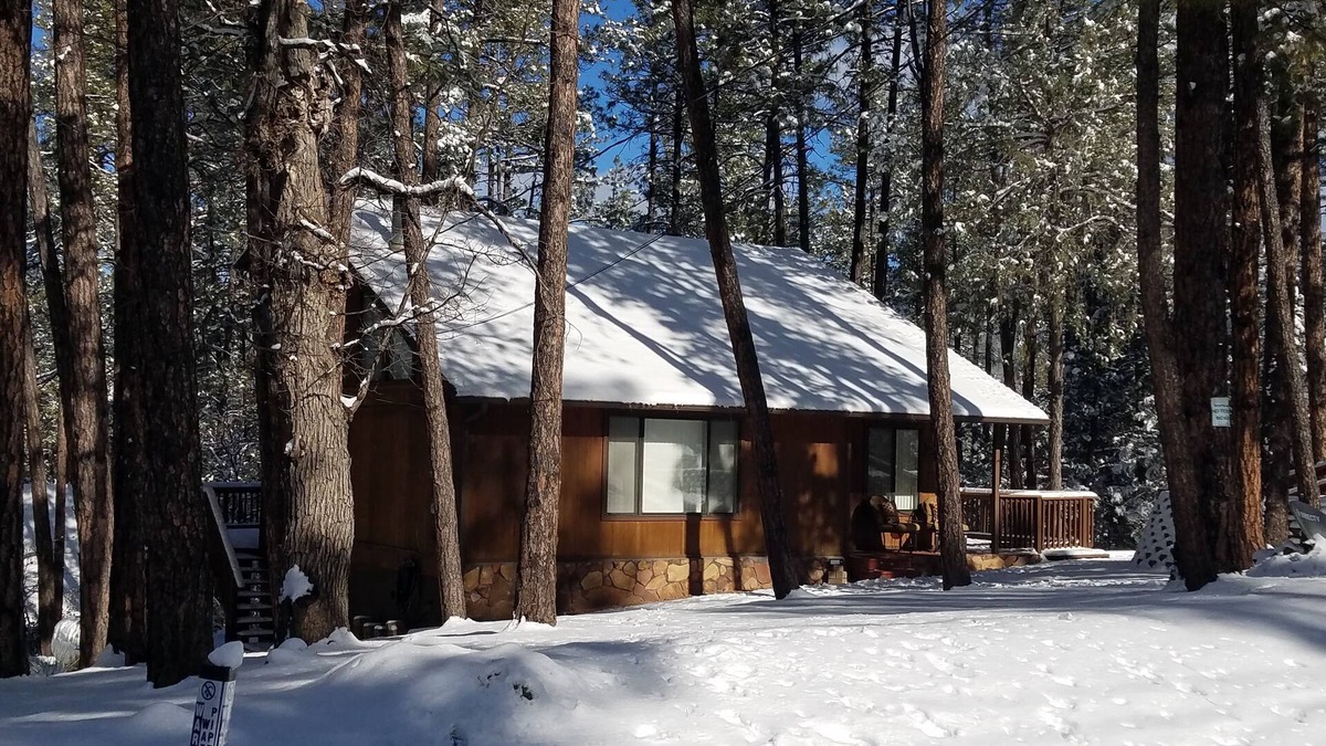 Pine Cabin | "Palms to Pines Cabin" - Your home away from home. ☆ 5/5 ☆ Star Rated