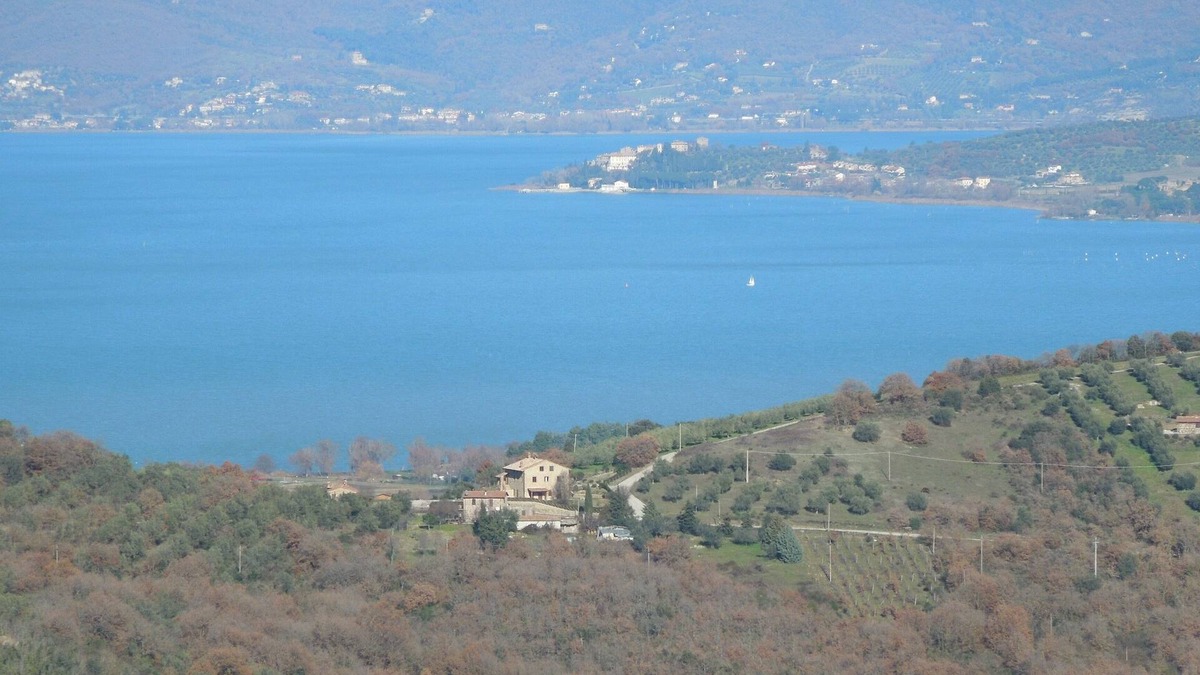 Panicale Condo | Panicale - Apartment in old farmhouse, quiet countryside, pool, lake views.