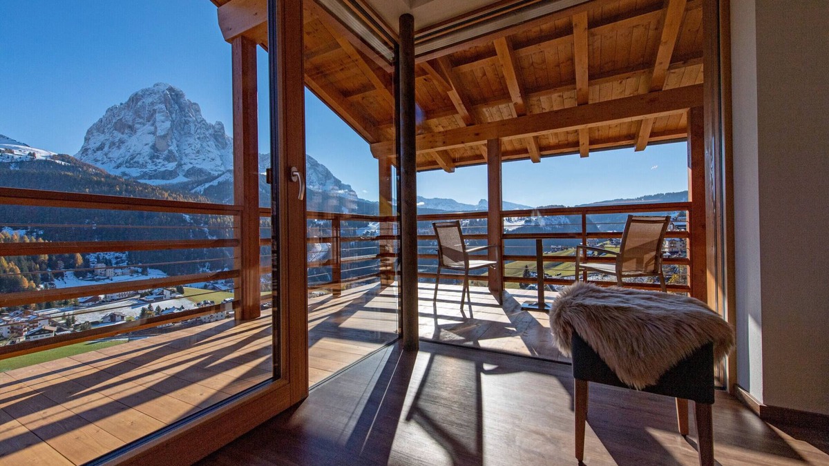 Santa Cristina Val Gardena Apartment | Panoramic holiday farm with spa Perteut 149A