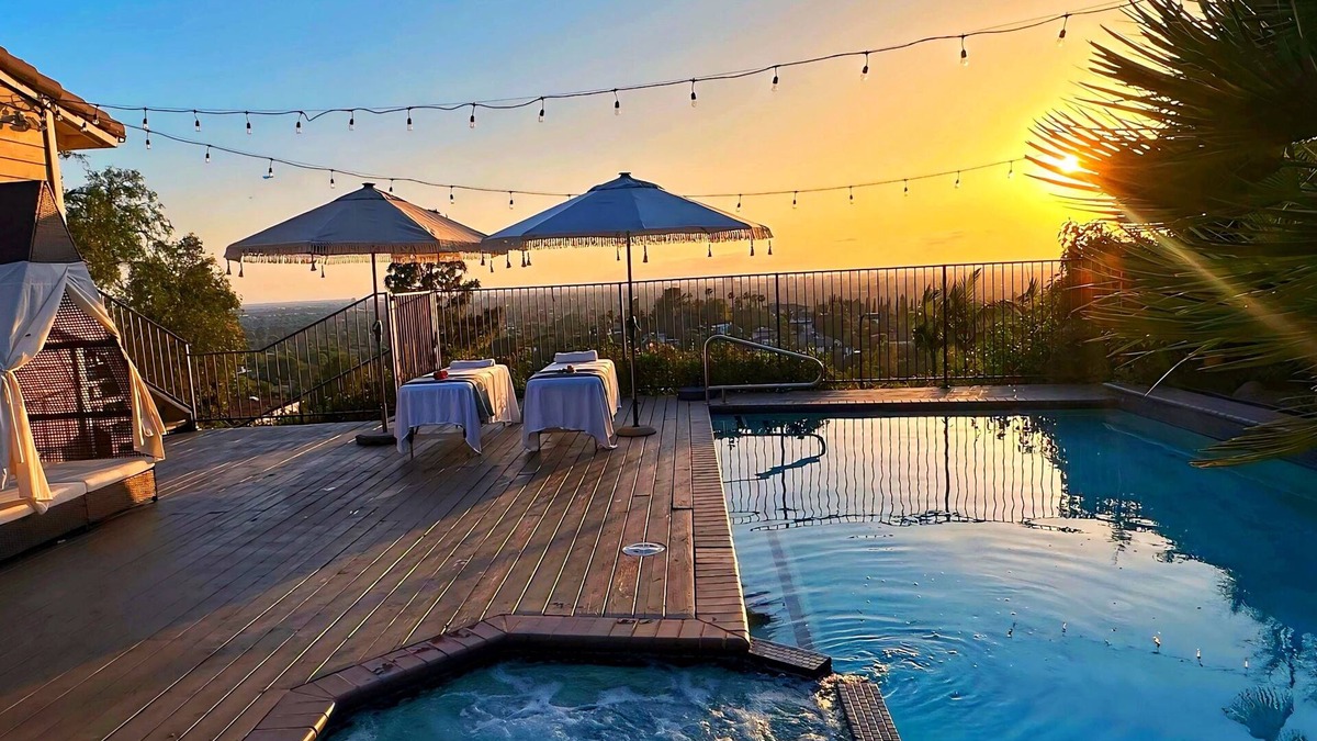 North Tustin House | Panorama Tropical Mountain Resort & Spa - Sunset view