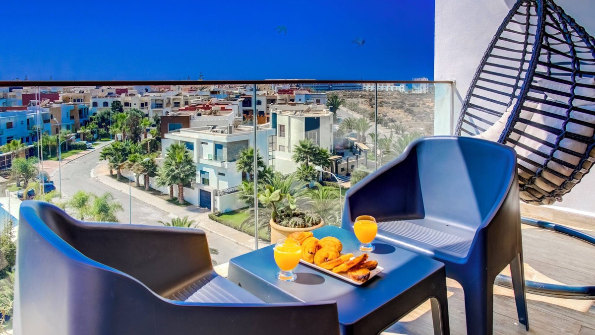 Agadir Bay Apartment | Panoramic Beachfront Belvedere