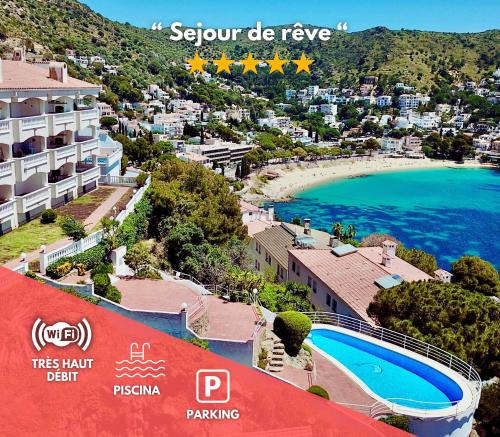 Almadraba-Canyelles Apartment | Panoramic Cala Canyelles, Pool