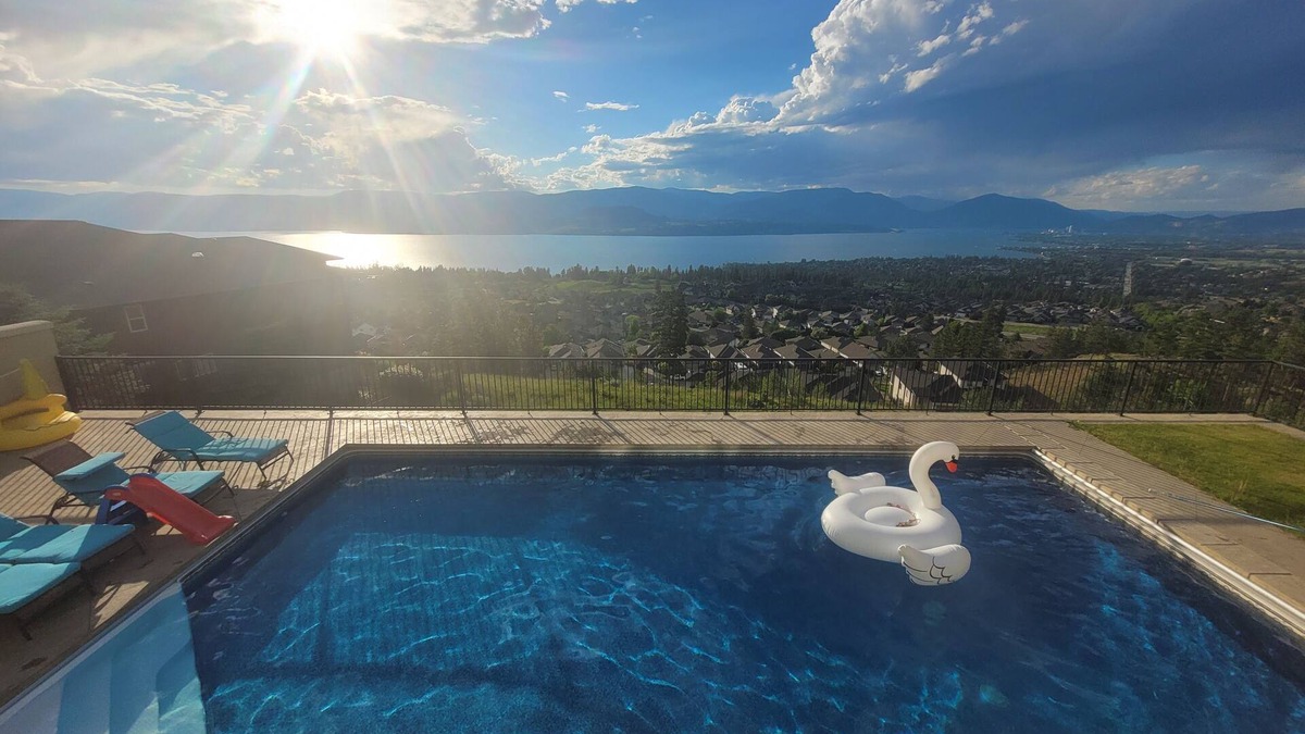 Southwest Mission Villa | Panoramic Lakeview luxury Villa w/Heated Pool; private; near wineries/golf