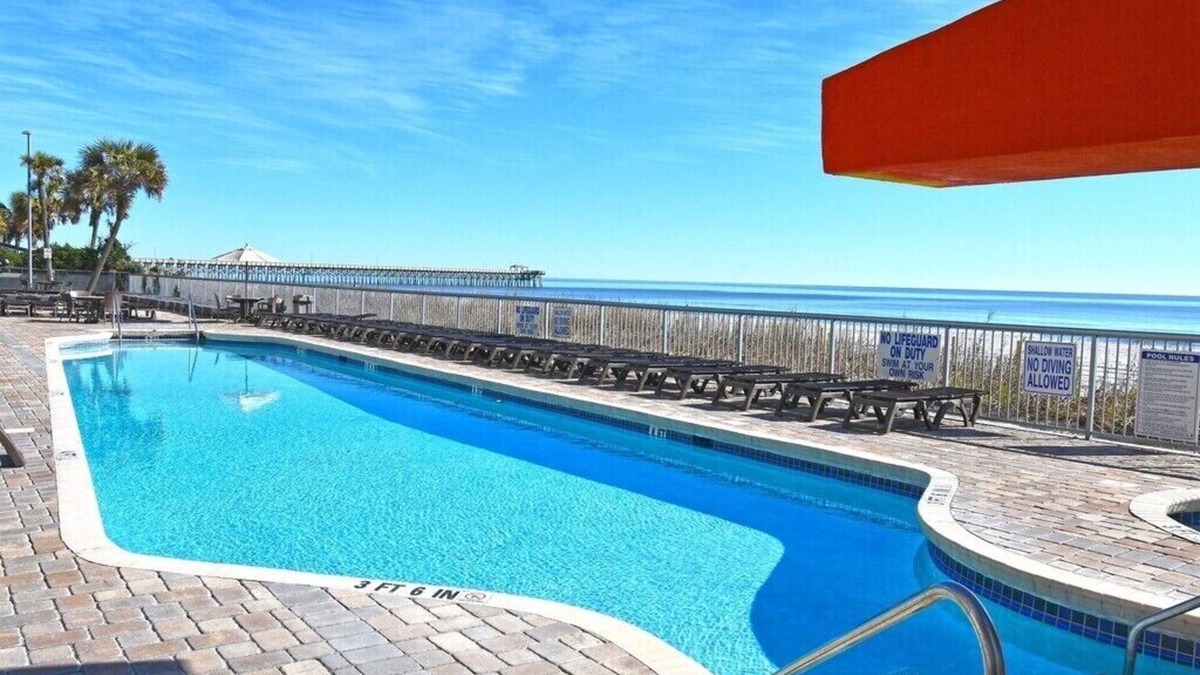 Downtown Myrtle Beach Condo | Panoramic Oceanfront Condo, Highly Sought After End Unit, Glass Wrapped Around