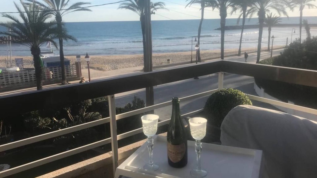 Cubelles Apartment | Panoramic Seafront Apartment: Direct Ocean Views