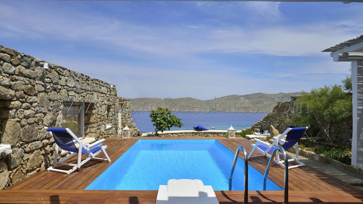 Panormos House | Panormos bay House, private pool