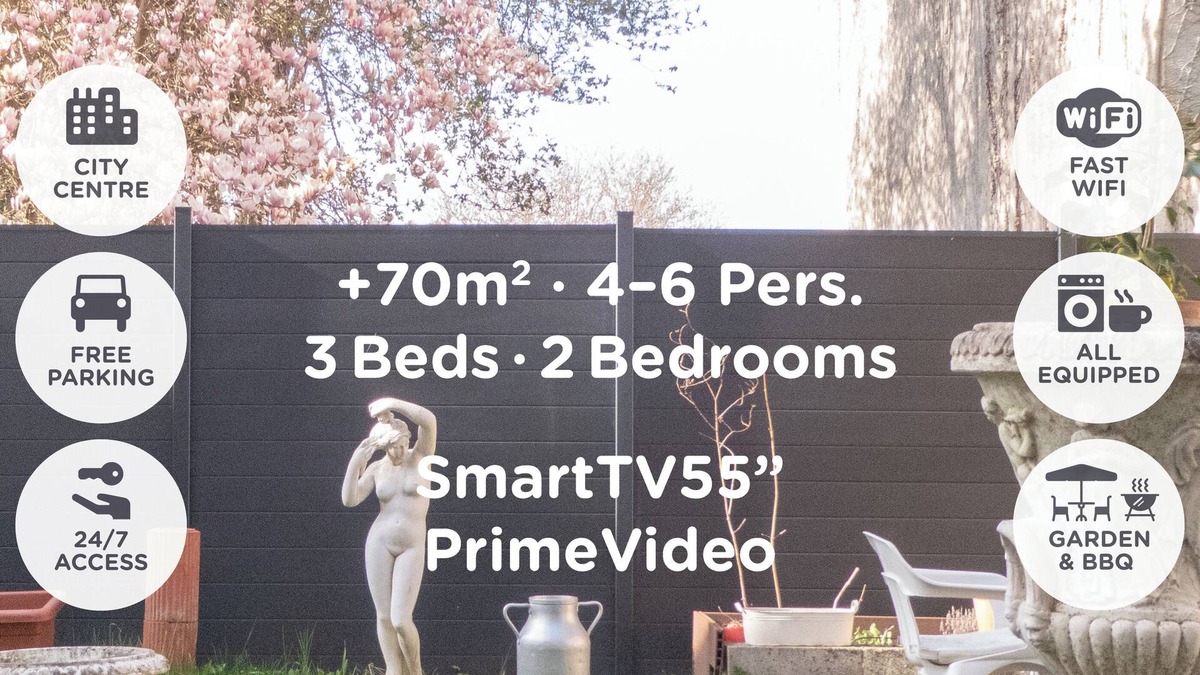 Verdun Apartment | Paradis - Cosy Comfy 3Beds 70m² Central FastWiFi SmartTV55" PrimeVideo BBQ