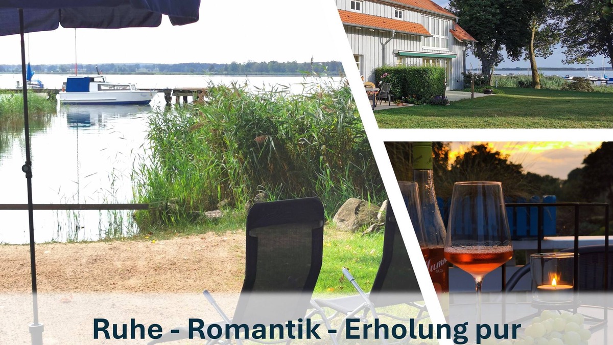 Ostvorpommern Apartment | Paradise on the Peenestrom quiet, small priv. Beach, Terrace - Ziemitz -
