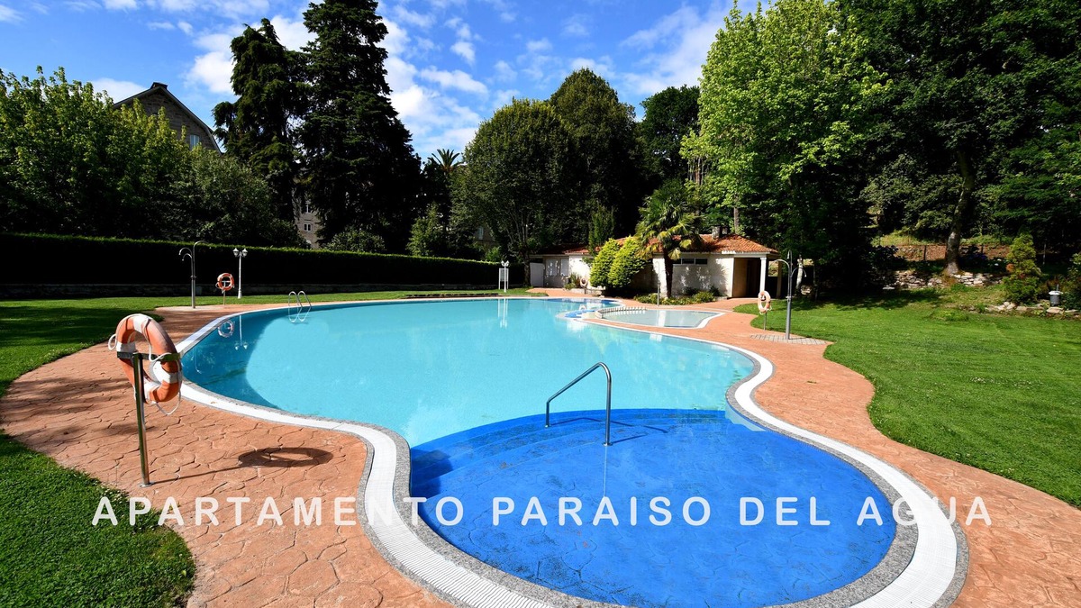 Mondariz-Balneario Apartment | Paraiso del Agua Apartment with Pool in Mondariz Balneario