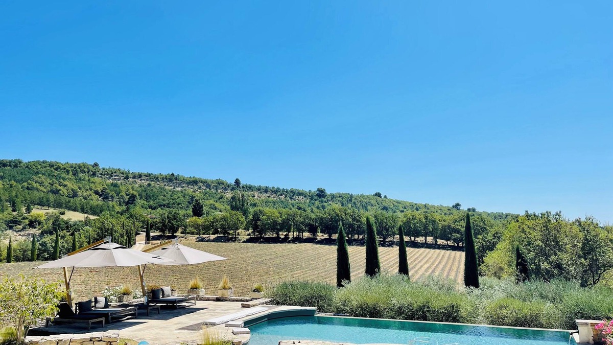 Viens Other | PARC NATIONAL LUBERON Bergerie 18th View 360° lavender heated pool overflow