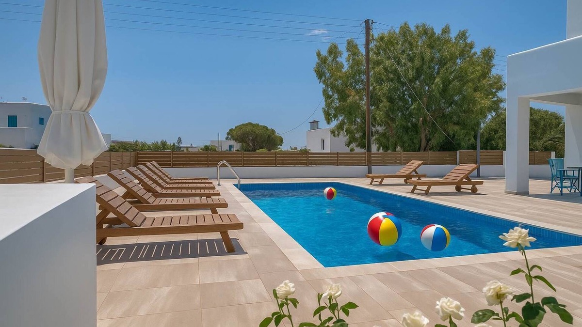 Aliki Apartment | Paros Seaside Splendor - Apollo's Poolside Retreat