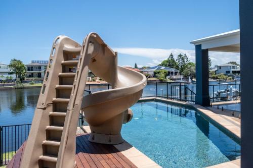 Parrearra House | Parrearra Paradise On The Water With Water Slide